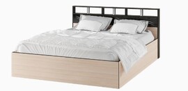 Спальня Эрика корпус кровати (1,6м) венге/дуб молочный (ТЭКС)